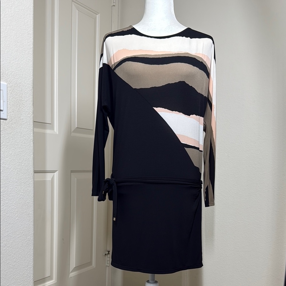 Marciano black tunic mini dress